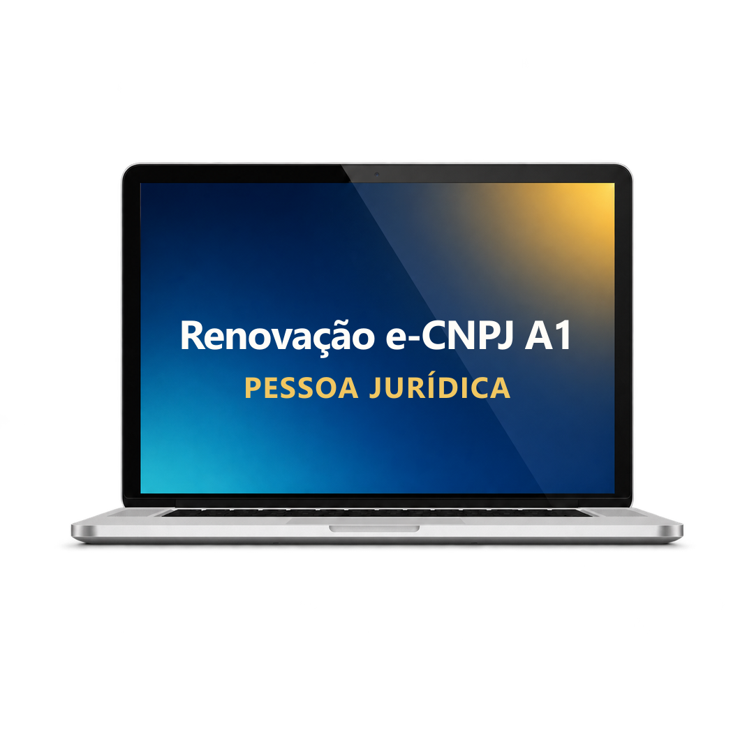 Renovação Certificado Digital e-CNPJ A1